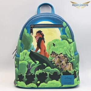 Loungefly Disney The Lion King Scar & Hyenas Mini Backpack New